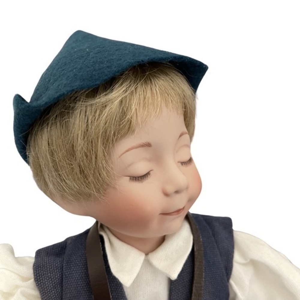 90’s Diana Effner's Little Boy Blue Porcelain 14” Mother Goose by Edwin Knowles